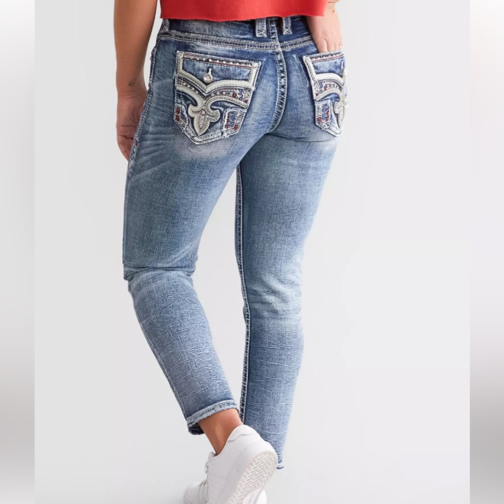 Rock Revival Rosewood Easy Ankle Skinny Size 31